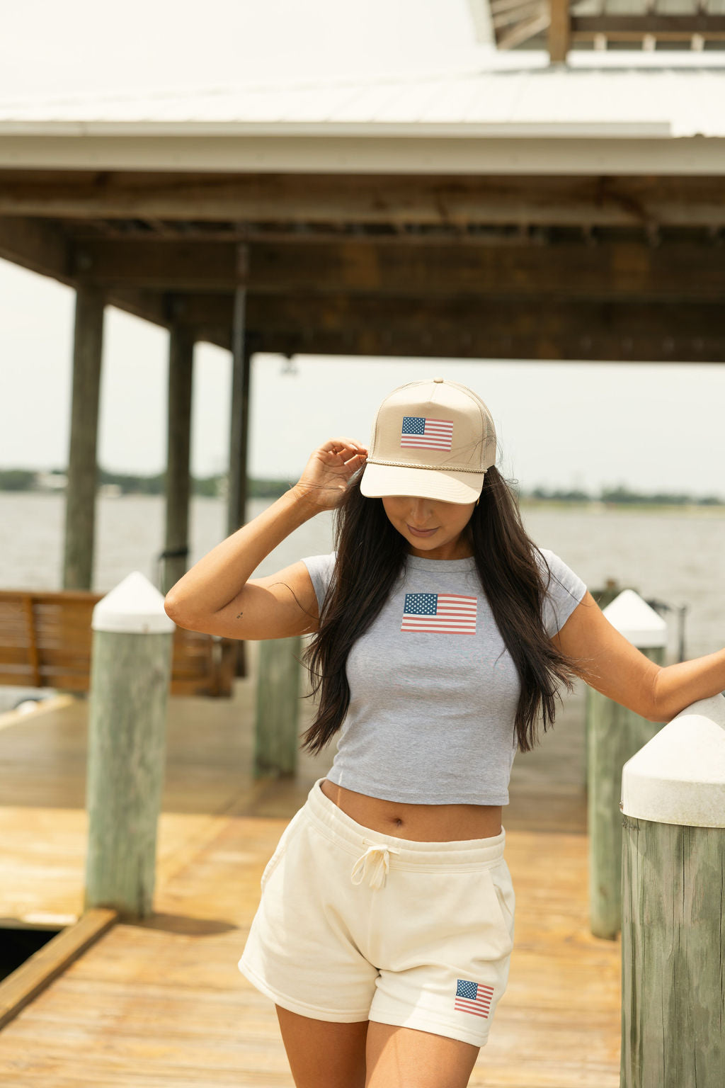 American Flag Shorts