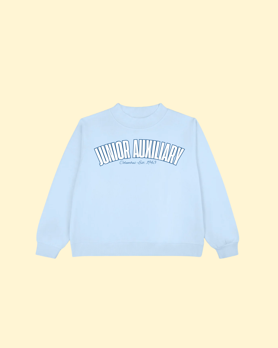 Junior Auxiliary Mockneck- Blue