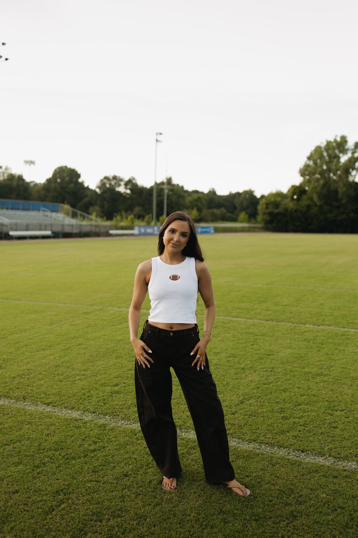 Classic Football Ribbed Tank