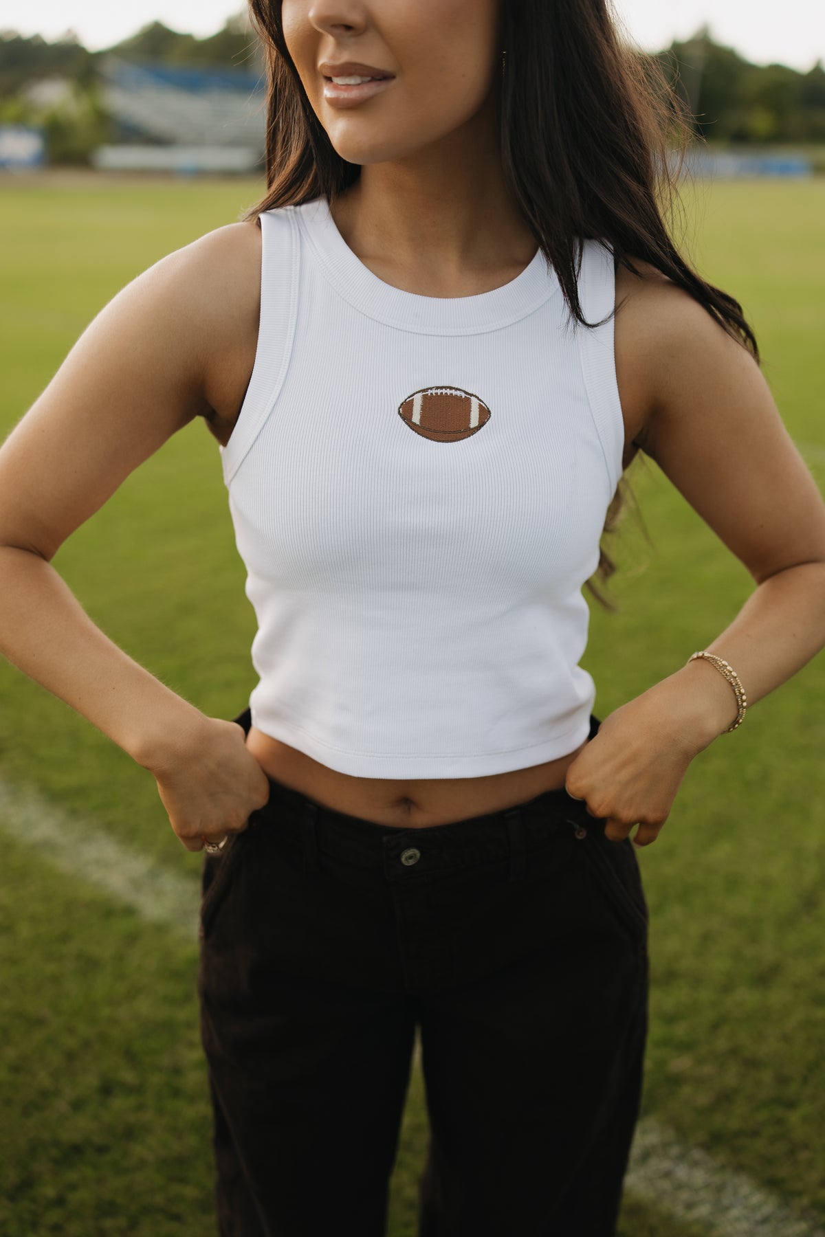 Classic Football Ribbed Tank
