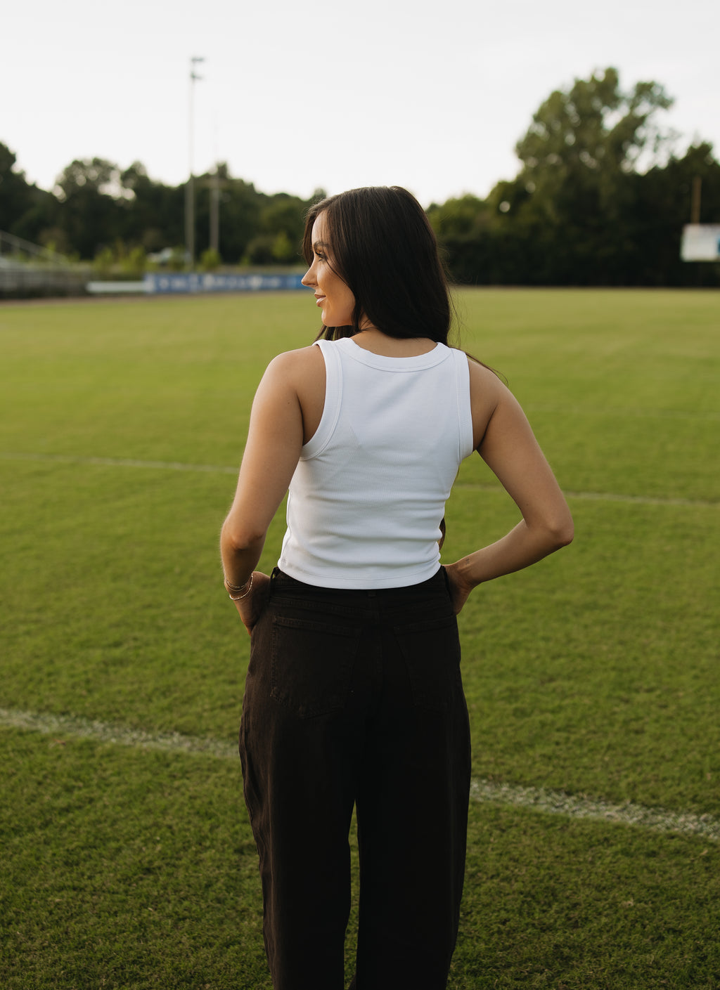 Classic Football Ribbed Tank