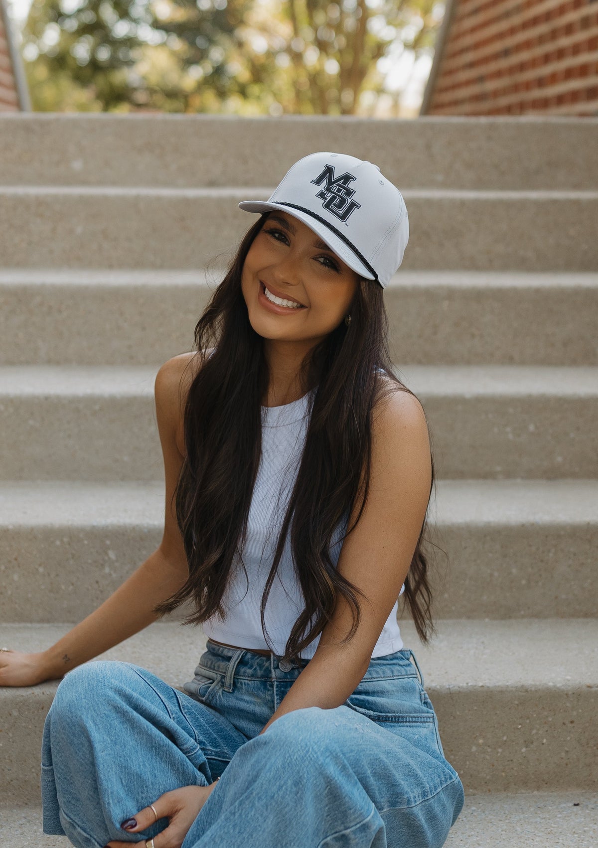 MSU Hat- Grey