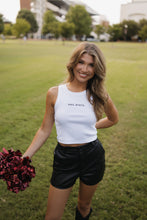 Load image into Gallery viewer, Hail State Ribbed Tank- White
