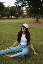 Load image into Gallery viewer, Hail State Seersucker Hat- Khaki
