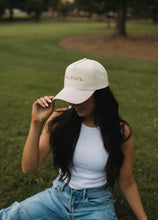 Load image into Gallery viewer, Hail State Seersucker Hat- Khaki
