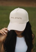 Load image into Gallery viewer, Hail State Seersucker Hat- Khaki
