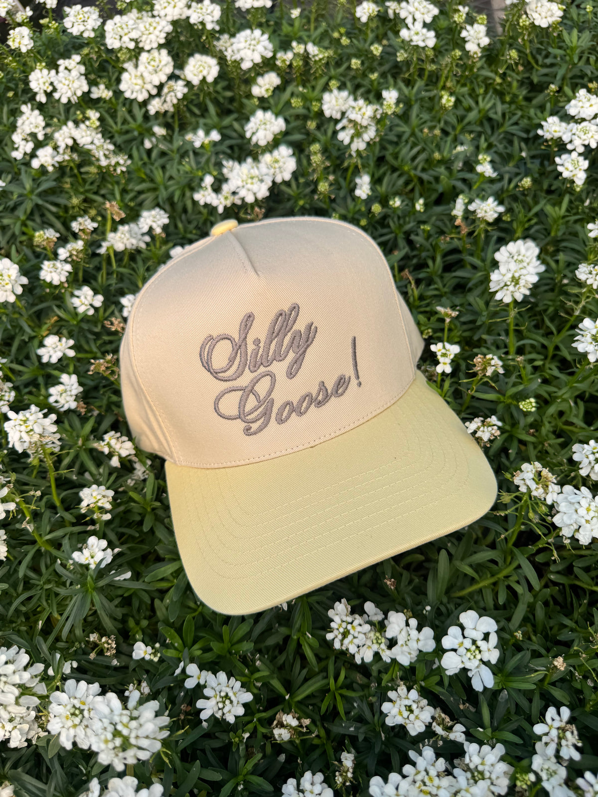 Silly Goose Hat- Butter Yellow