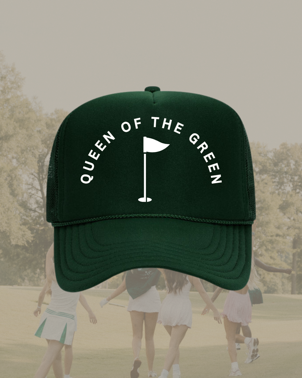 Queen of the Green Hat- Green