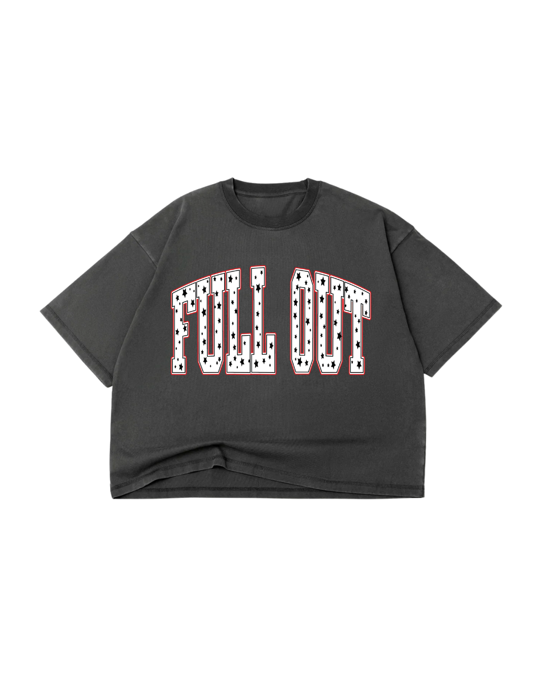 Full Out Cropped Varsity Tee