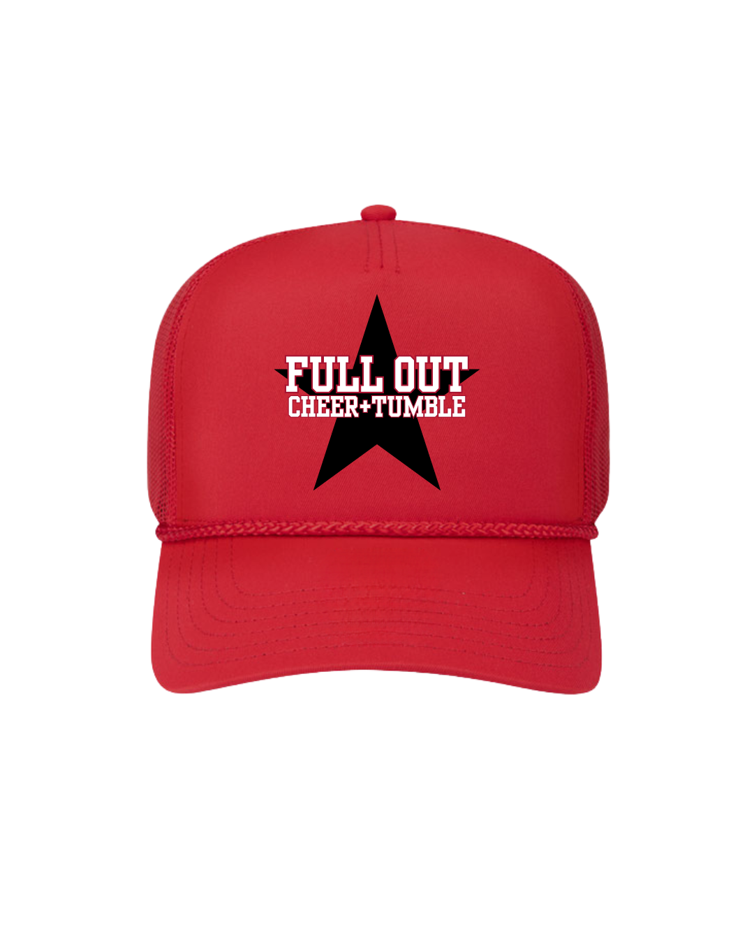 Full Out Star Hat- Red