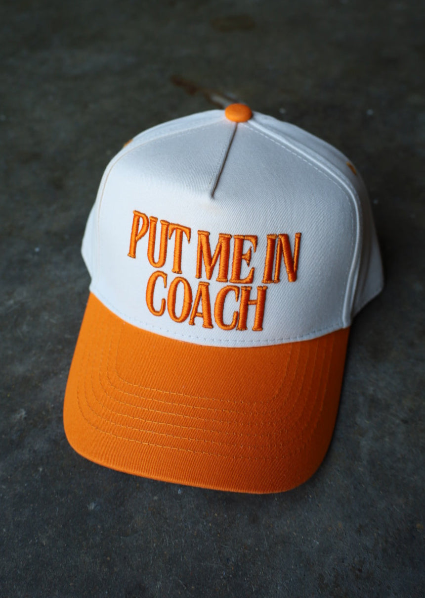 Put Me in Coach Hat- Orange