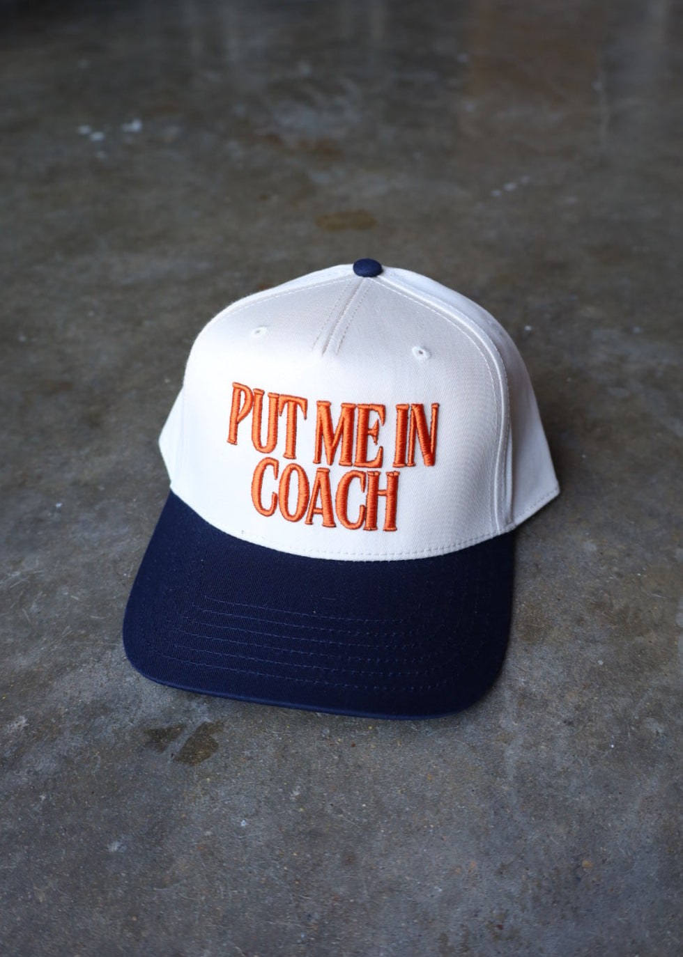 Put Me in Coach Hat- Navy