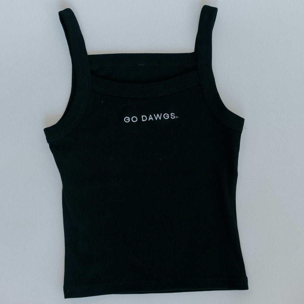 Go Dawgs Tank- Black