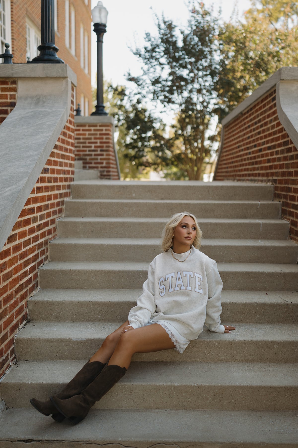 State of Mind Appliqué Mockneck- Bandana Print