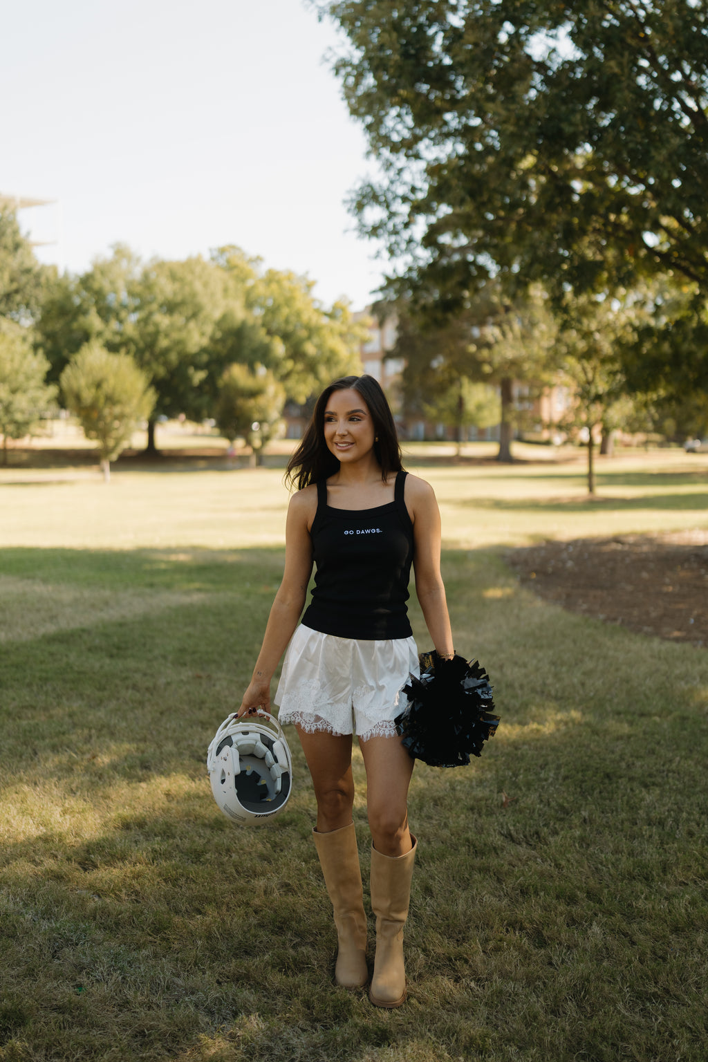 Go Dawgs Tank- Black