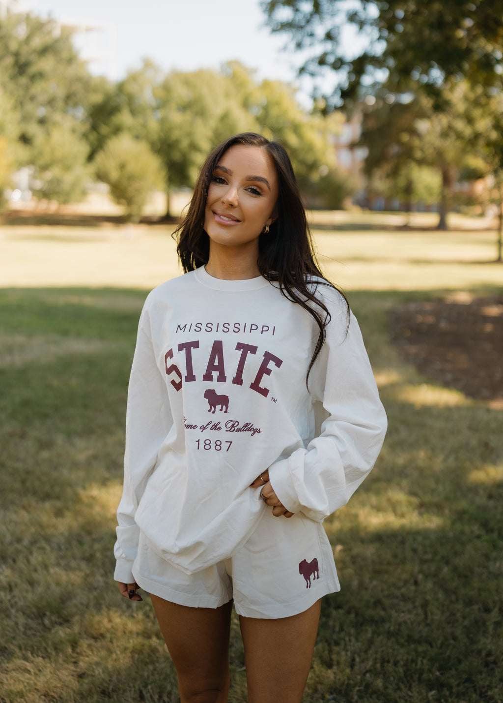 Mississippi State Bulldog Long Sleeve Tee