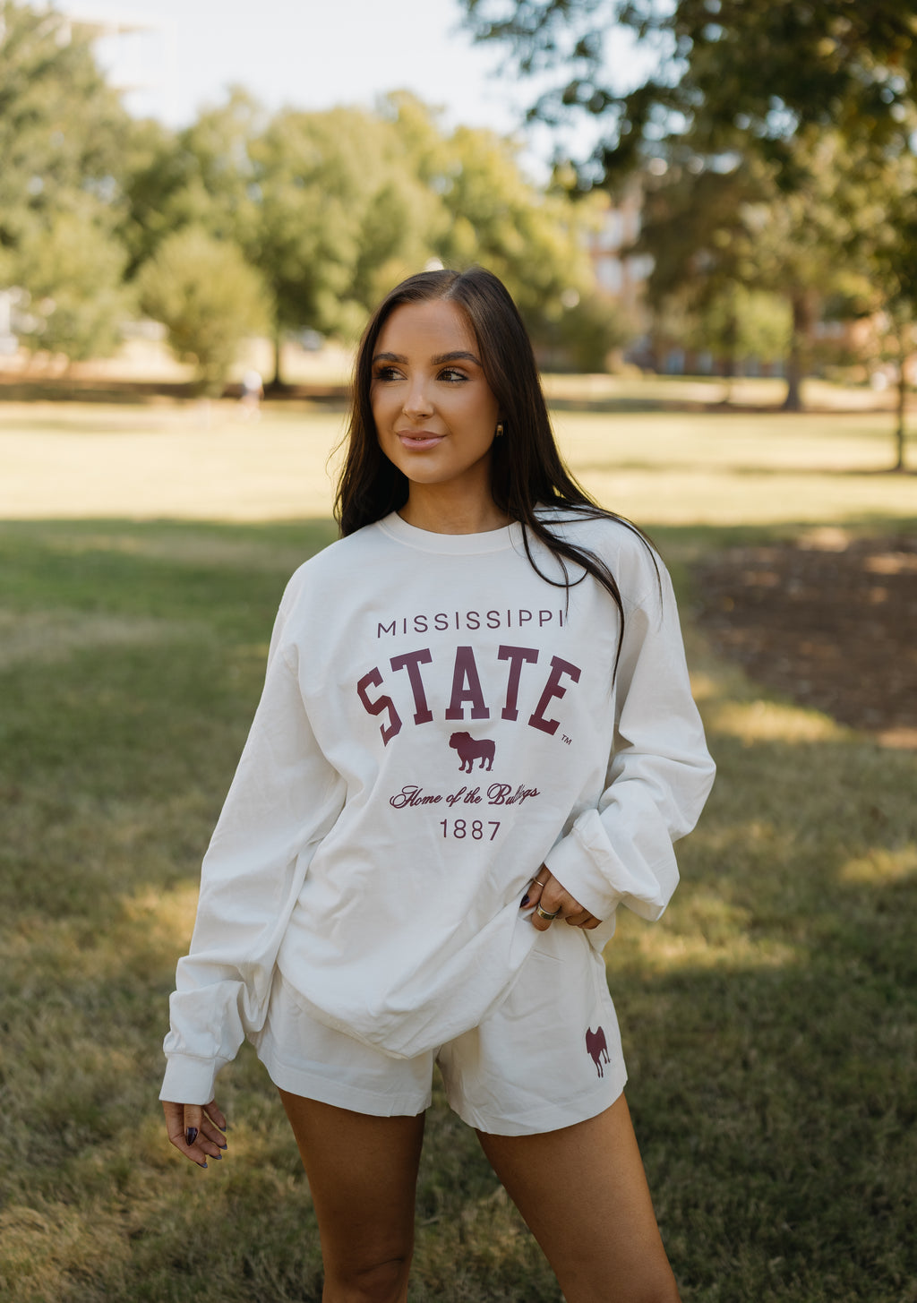 Mississippi State Bulldog Long Sleeve Tee