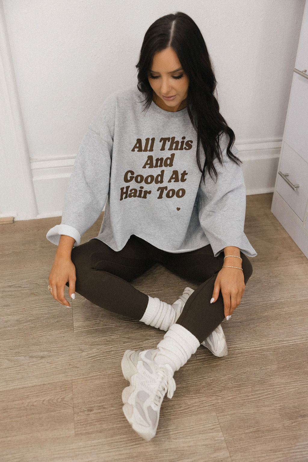 All This and Good at Hair too Sweatshirt