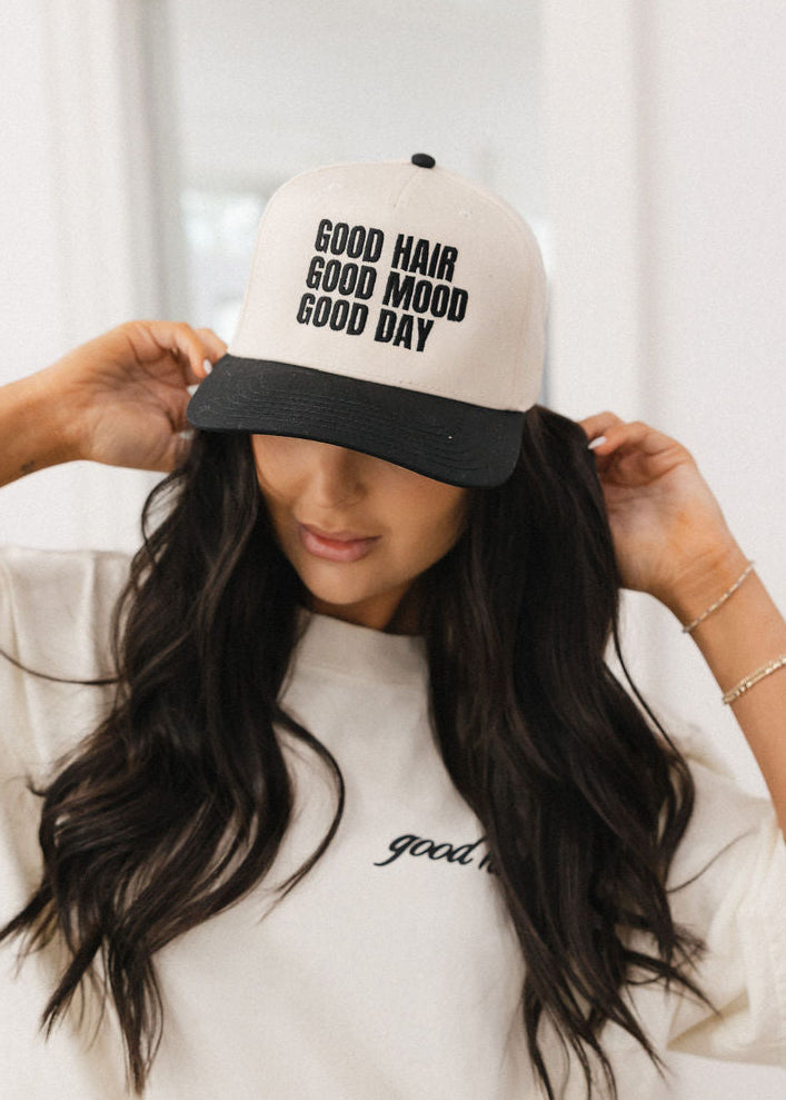 Good Hair Hat- Black