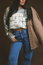 Load image into Gallery viewer, God Bless Texas Camo Crewneck
