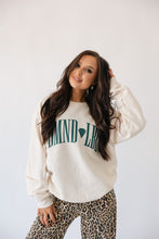 Load image into Gallery viewer, The Diamond Label Sweatshirt- Cream
