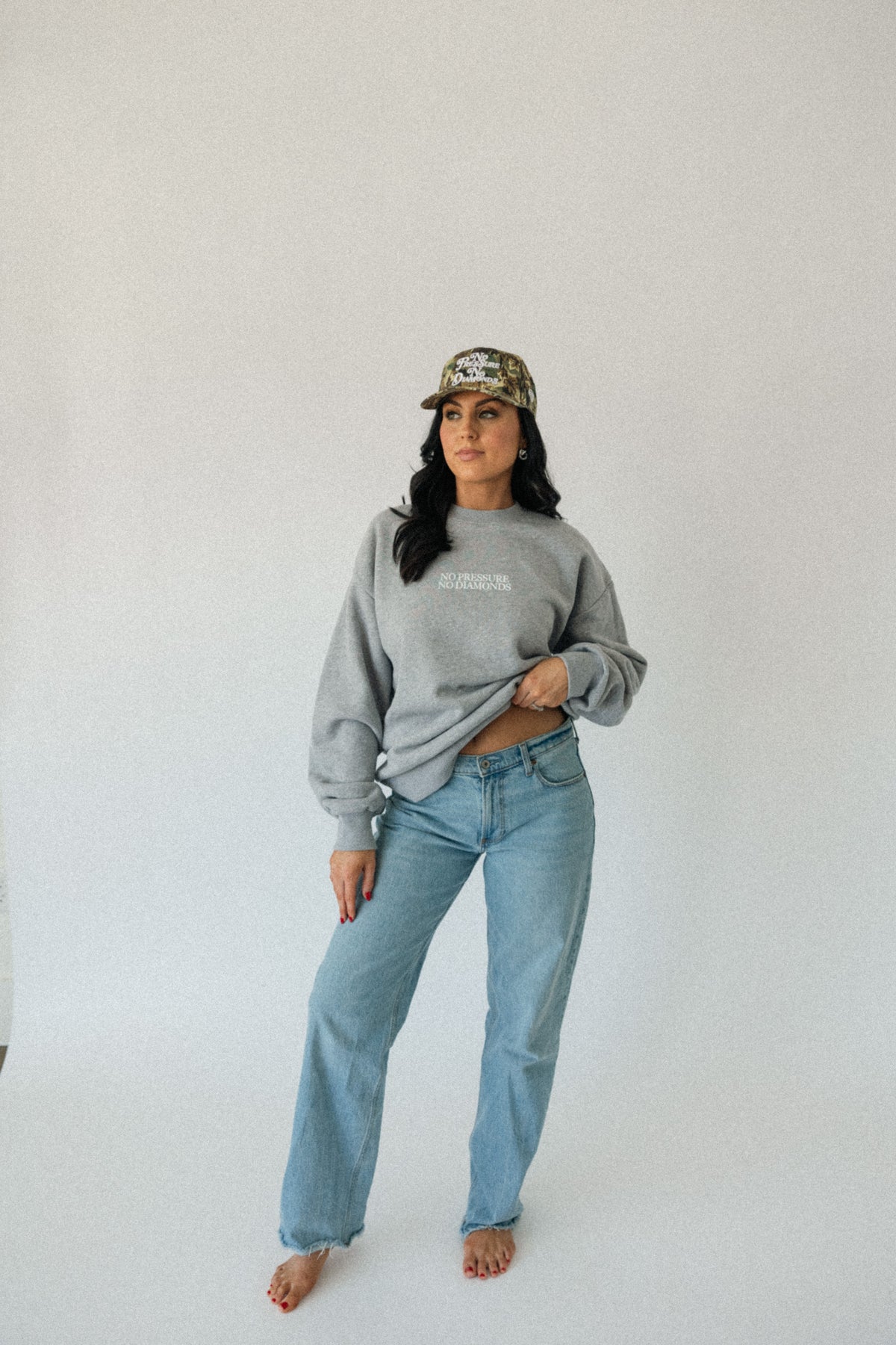 No Pressure, No Diamonds Heavyweight Sweatshirt