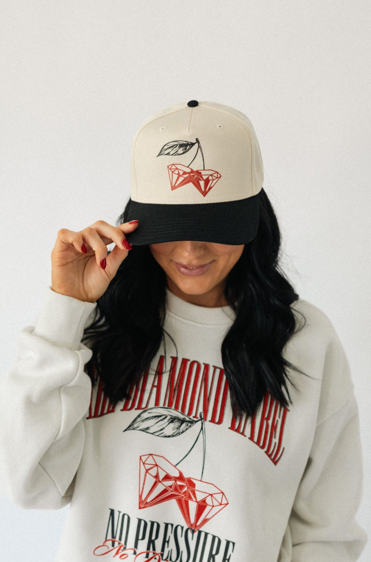 Cherry Diamonds Hat