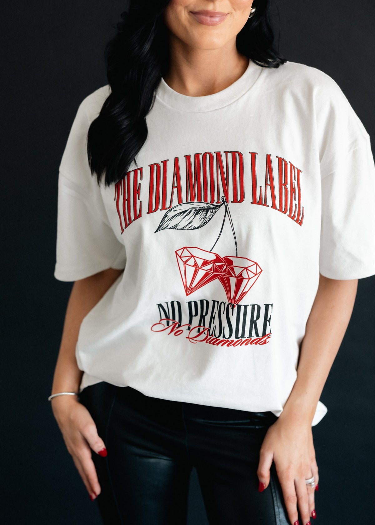 Cherry Diamonds Heavyweight Tee