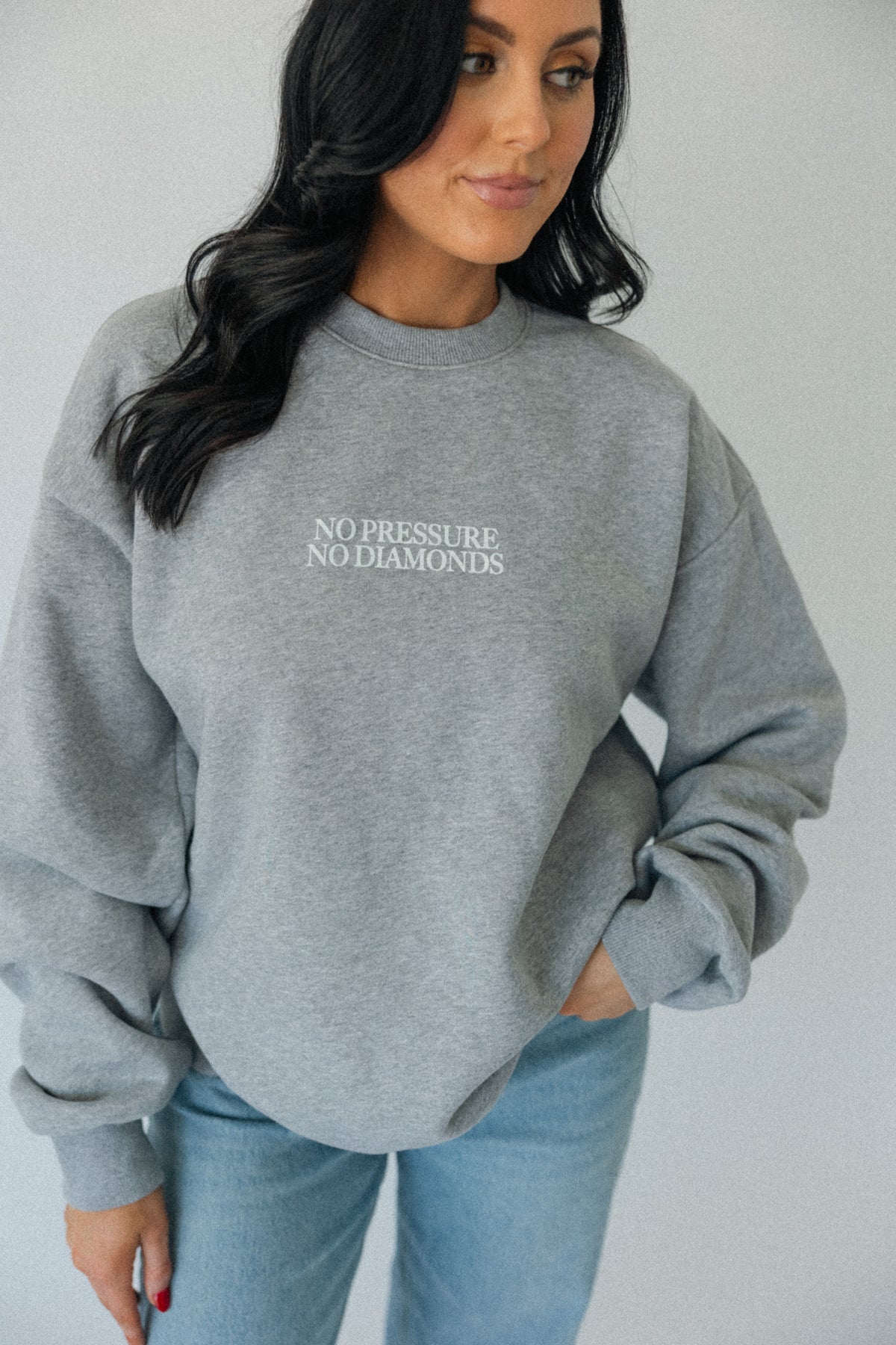 No Pressure, No Diamonds Heavyweight Sweatshirt