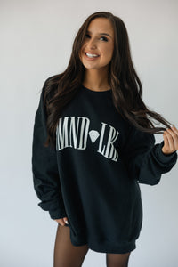 The Diamond Label Sweatshirt- Black