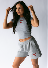 Load image into Gallery viewer, Mama's Heart Fleece Shorts
