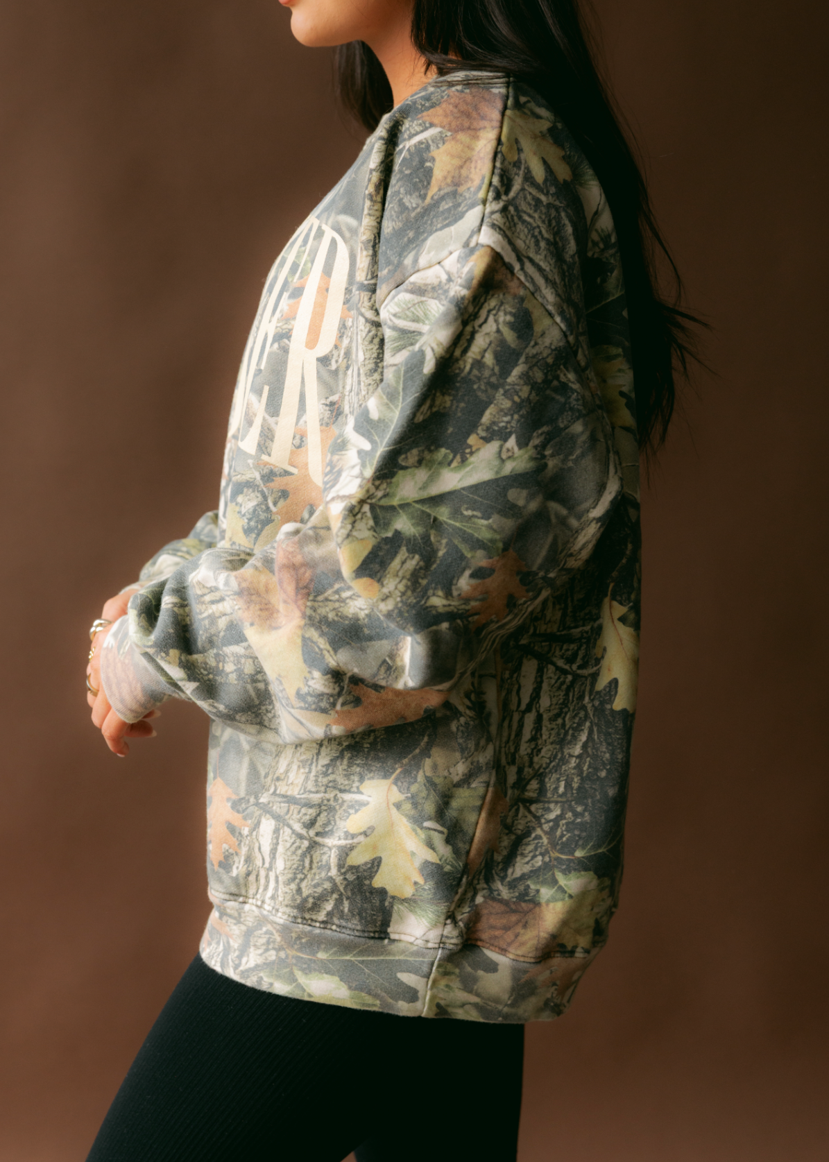 PRE-ORDER Mother Camo Sweatshirt- Pale Yellow