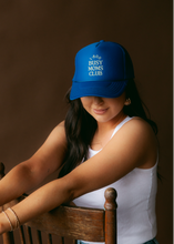 Load image into Gallery viewer, Busy Moms Club Hat- Royal and Lime

