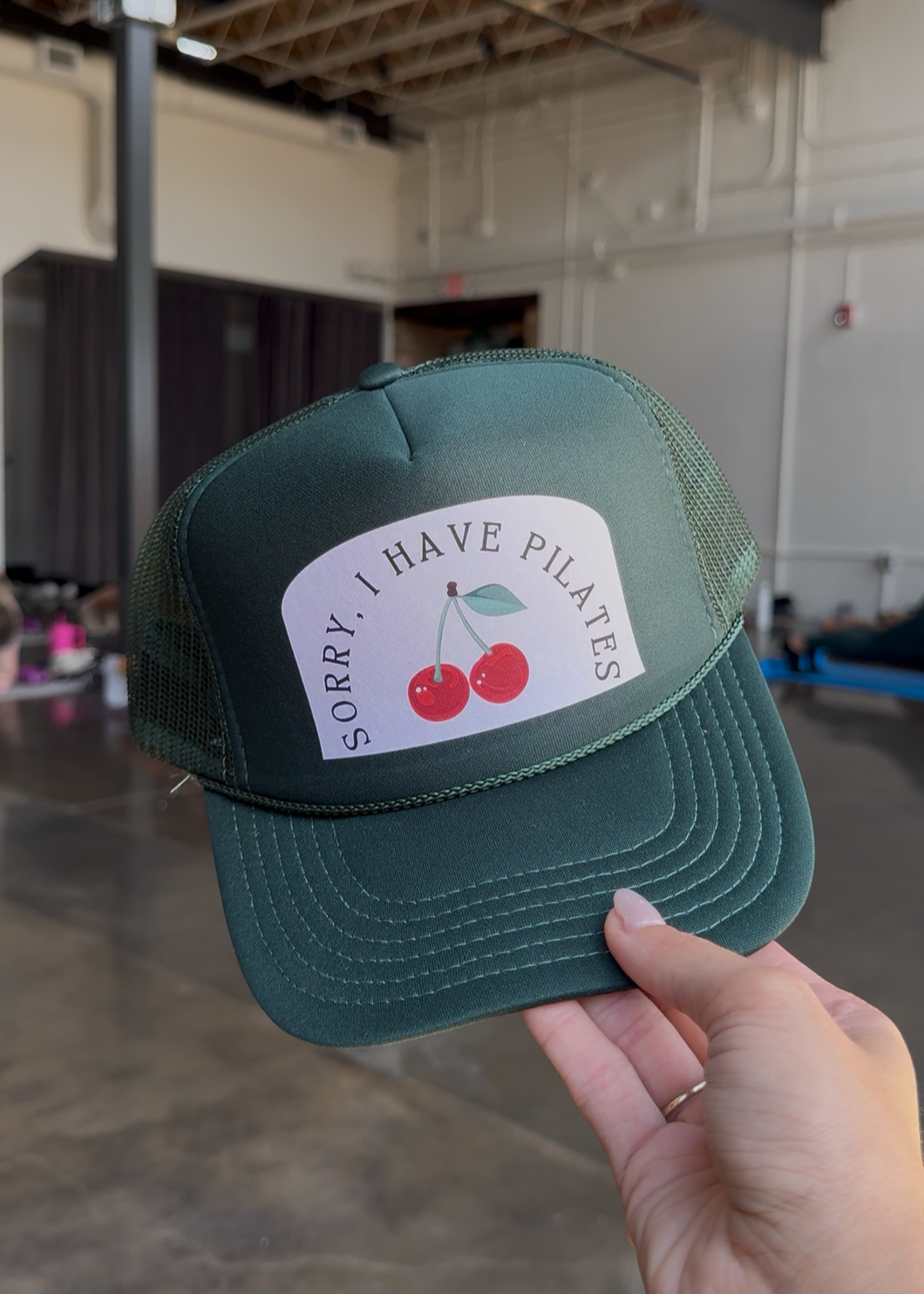 I Have Pilates Hat- Dark Green