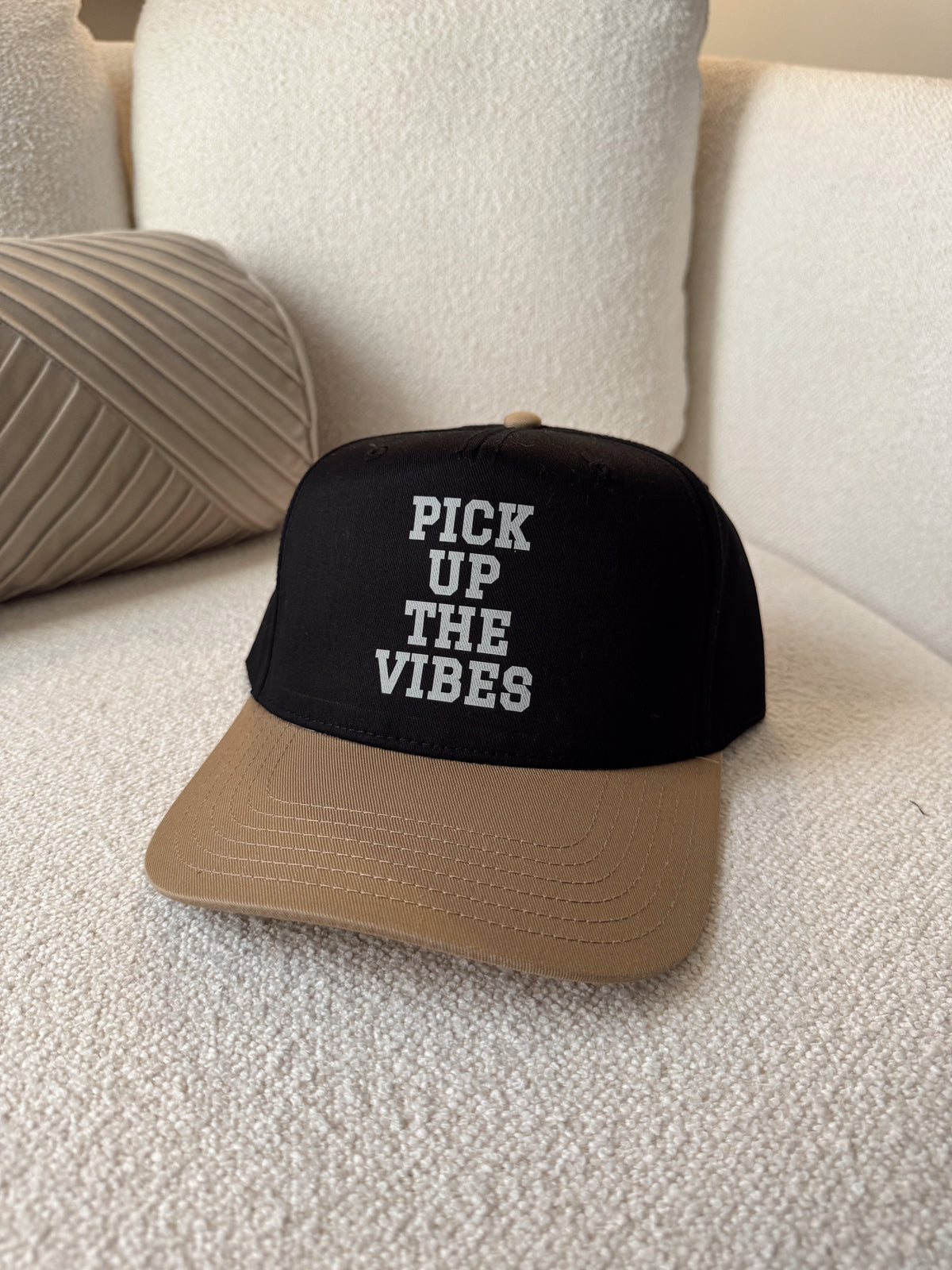 Pick Up the Vibes Hat- Black