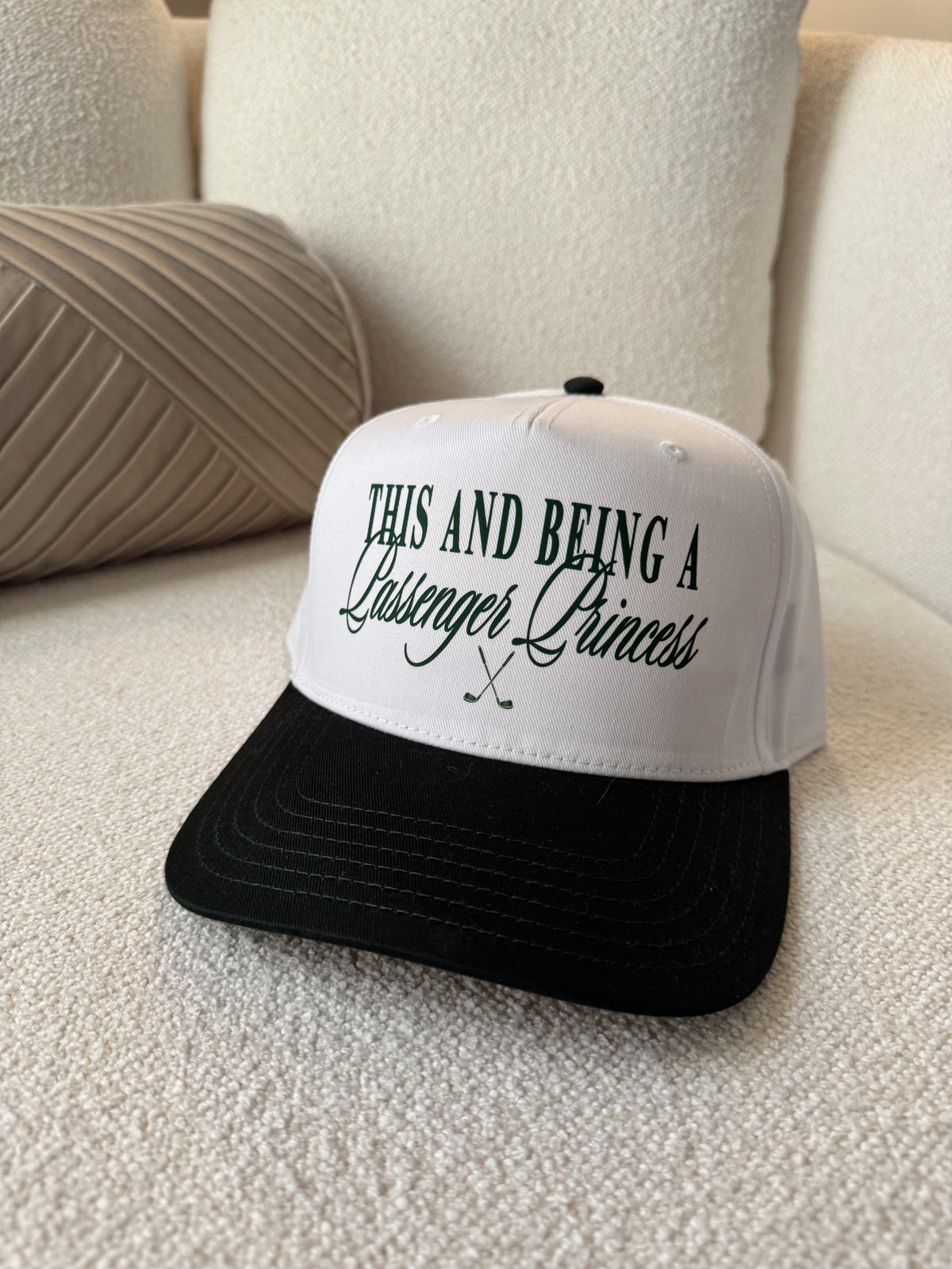 This and Being a Passenger Princess Hat- White