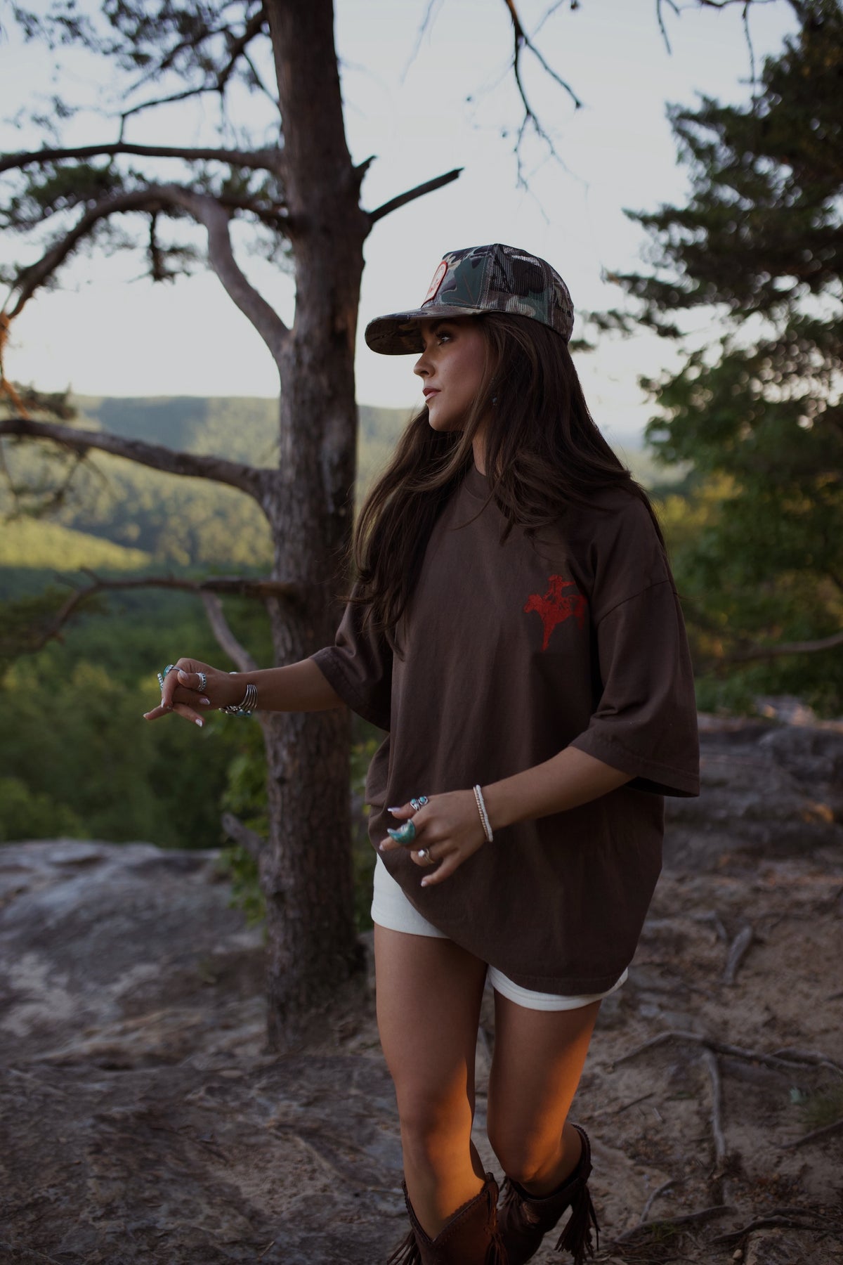 CDNC Bronco Tee- Brown