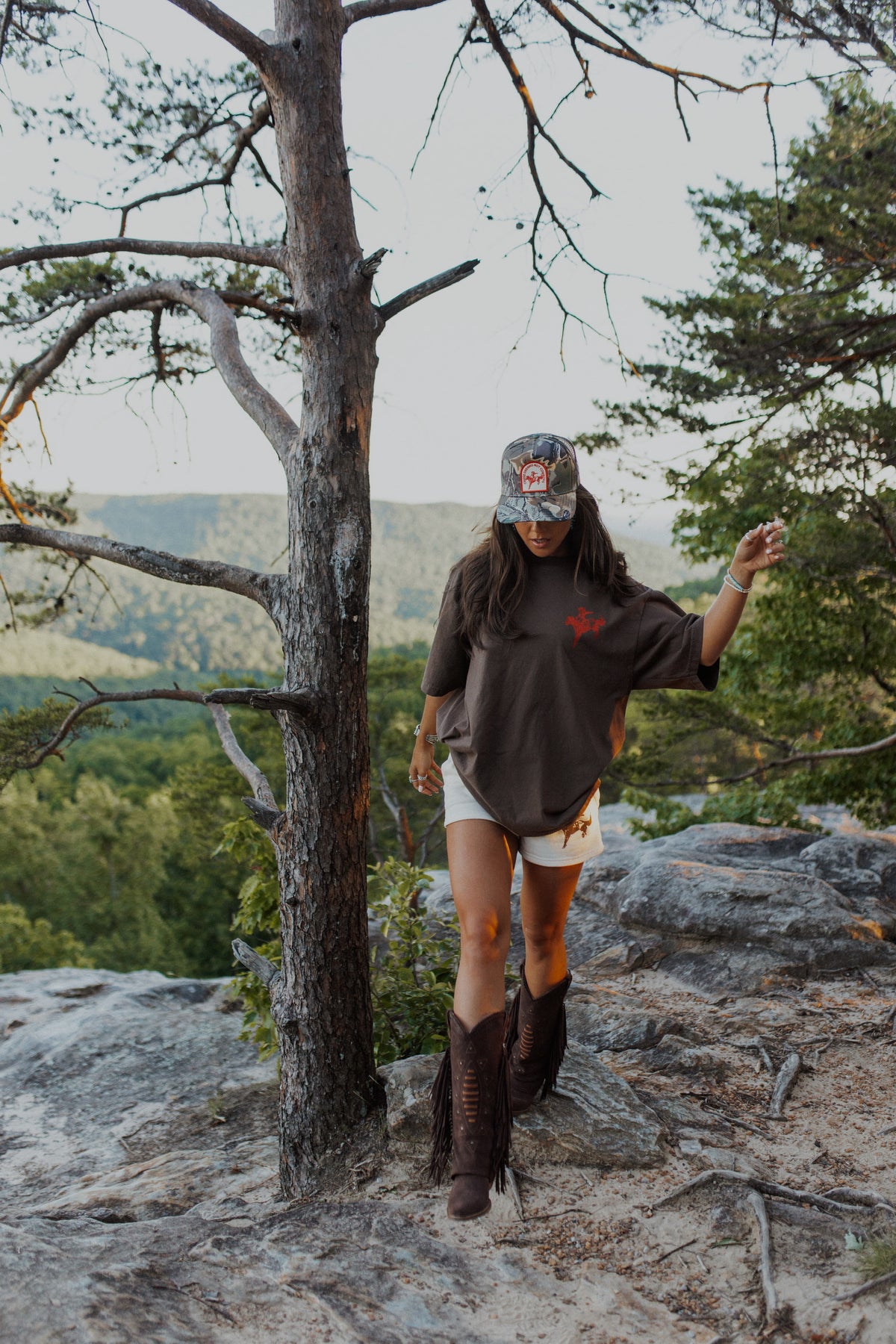 CDNC Bronco Tee- Brown