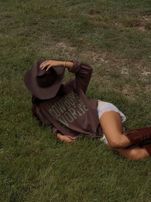 A Cowboy's Favorite Long Sleeve