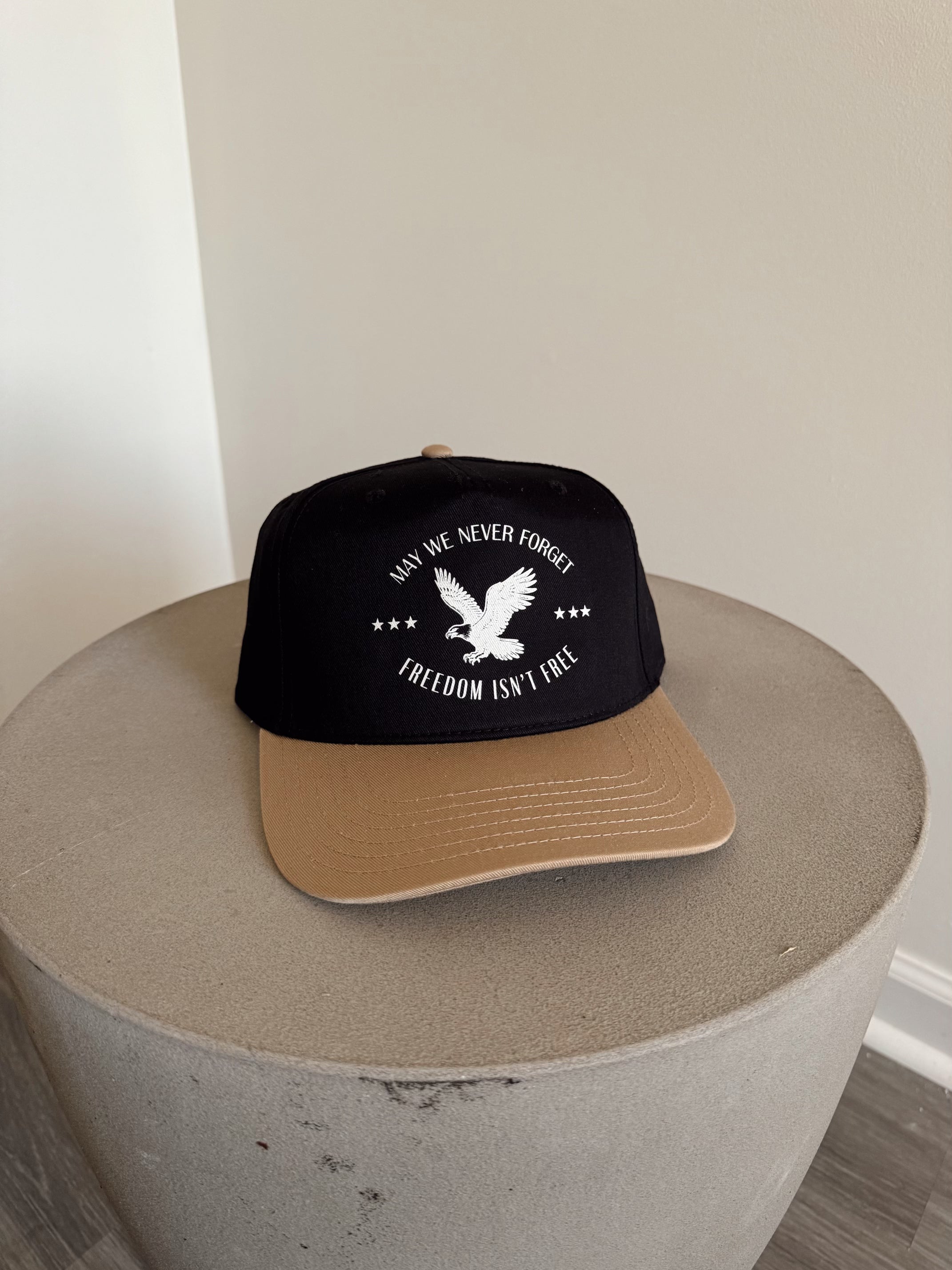 Freedom Isn’t Free Hat- Black