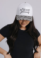 Load image into Gallery viewer, Out Dream Yourself Hat- Zebra
