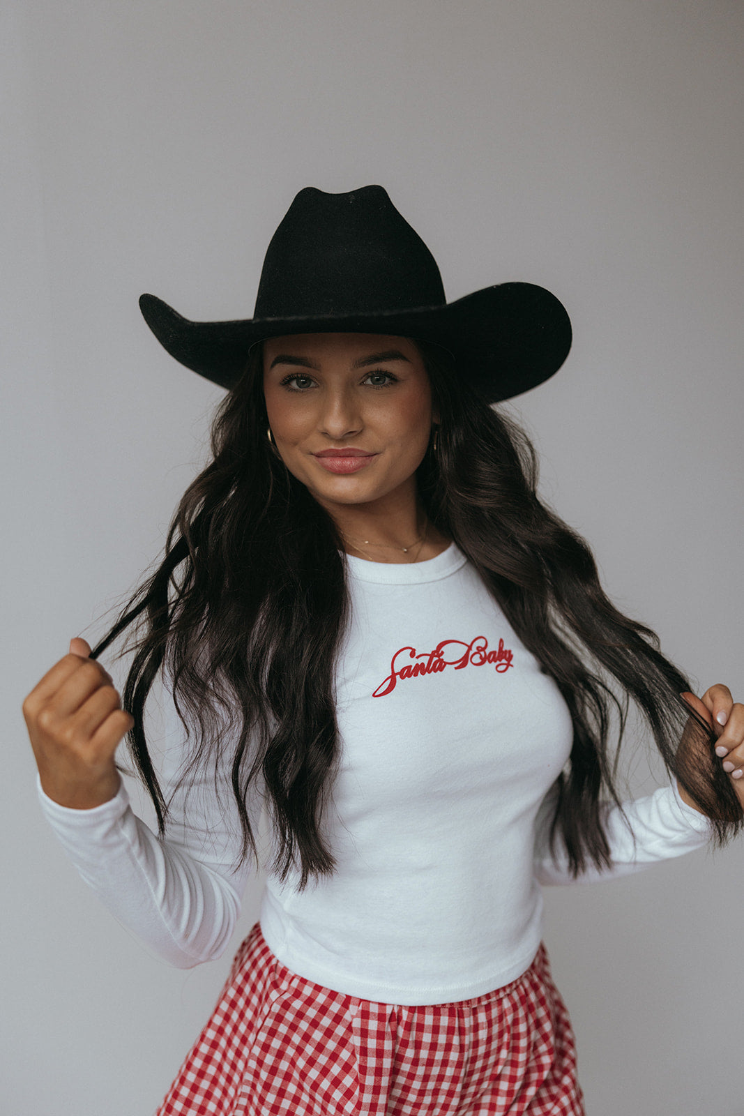 Santa Baby  Long Sleeve Baby Tee