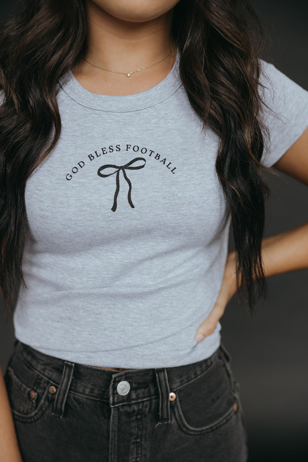 God Bless Football Baby Tee