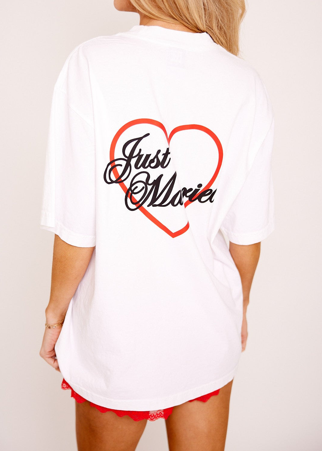 Just Married Oversized Tee